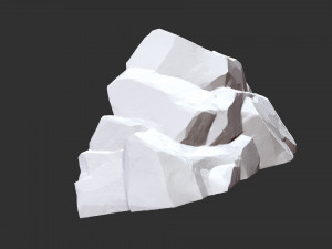 3D Mountain rock Zbrush sculpt Modello 3D
