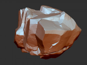 3D Mountain rock Zbrush sculpt Modello 3D