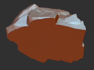 3D Mountain rock Zbrush sculpt 3D Model