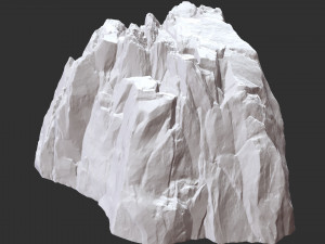 3D Mountain rock Zbrush sculpt Modelo 3D