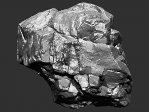 3D Mountain rock Zbrush sculpt Modelo 3D