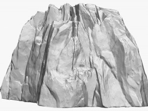 3D Mountain rock Zbrush sculpt Modelo 3D