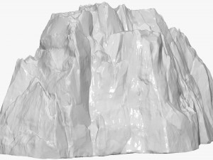 3D Mountain rock Zbrush sculpt Modelo 3D