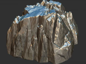 3D Mountain rock Zbrush sculpt 3D Model