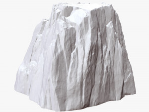 3D Mountain rock Zbrush sculpt Modelo 3D