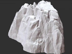 3D Mountain rock Zbrush sculpt 3D Model