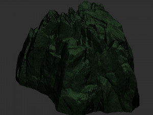 3D Mountain rock Zbrush sculpt Modelo 3D