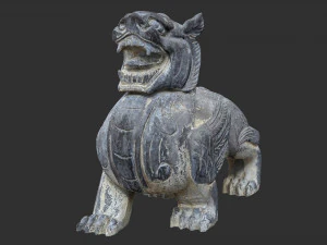 Chinese Stone Sculpture 3d scan 3D Model