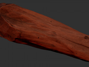 3D Scan Realistic tree timber 3D Модель