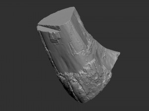 A peeling piece of wood 3d scan in highpoly 3D Модель