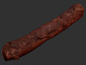 A section of tree 3d scan in highpoly 3D Model