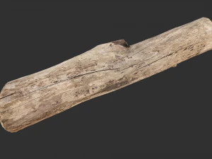 A length of wood 3d scan in highpoly 3D Model