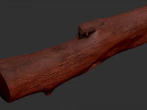A length of wood 3d scan in highpoly 3D Model