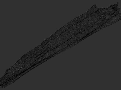 पेड़ के तने को छीलना लकड़ी जेडब्रश उत्कीर्णन हाईपोली 3D मॉडल