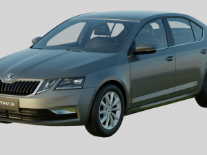 Skoda Octavia 2019 Base Model 3D-Modell