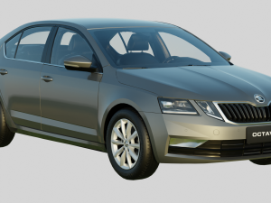 Skoda Octavia 2019 Base Model Modelo 3D