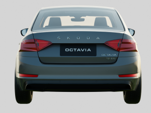 Skoda Octavia 2019 Base Model Modelo 3D