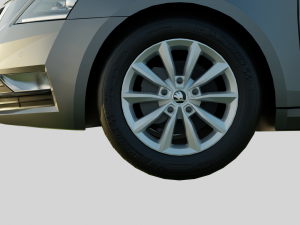 Skoda Octavia 2019 Base Model Modelo 3D