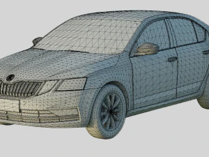 Skoda Octavia 2019 Base Model 3D Model