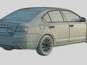 Skoda Octavia 2019 Base Model 3D Model