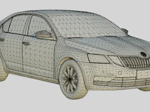 Skoda Octavia 2019 Base Model 3D Model