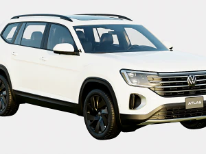 Volkswagen Atlas 2024 Base Model 3D Model