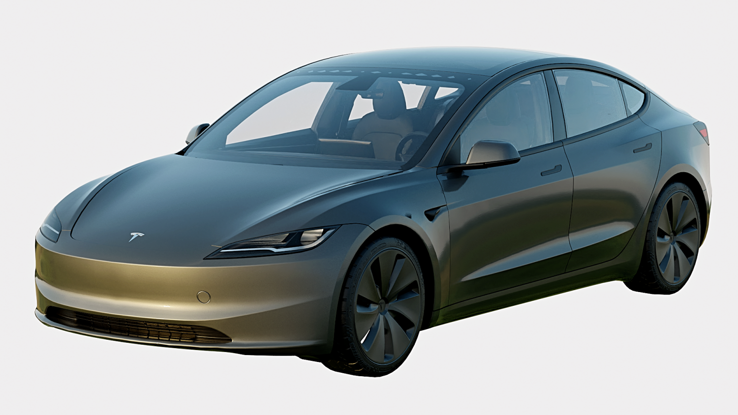 Tesla Model 3 2024 Base Model 3D Model in Sedan 3DExport