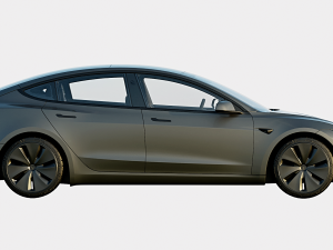 Tesla Model 3 2024 Base Model 3Dモデル