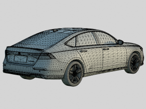 Honda Accord 2024 Sport Hybrid 3D Model