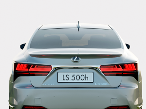Lexus LS500h 2023 Full Spec Luxury 3D-Modell