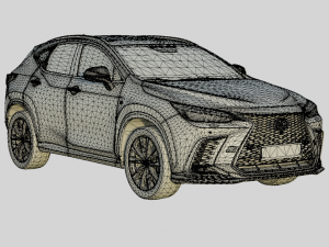 Lexus NX350h 2023 F Sport Spec Modelo 3D