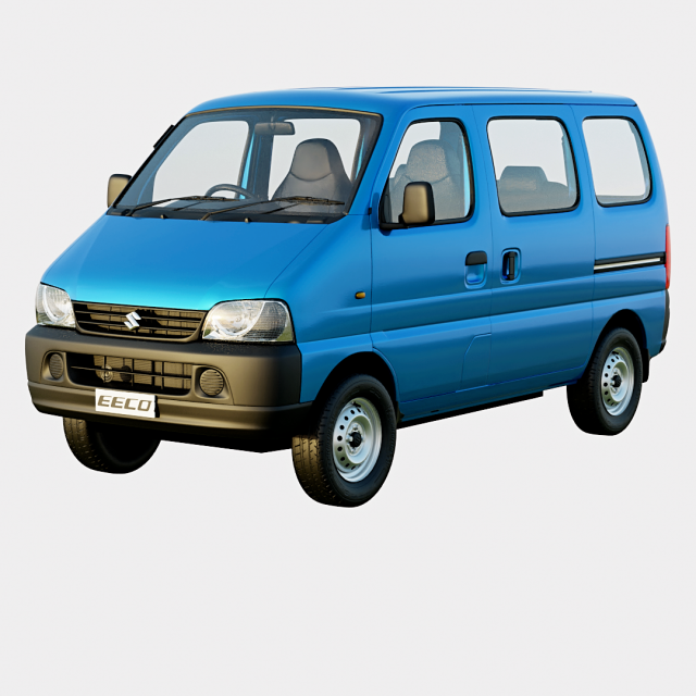 Maruti Suzuki Eeco 2023 Base Model Modèle 3D .c4d .max .obj .3ds .fbx .stl .blend 