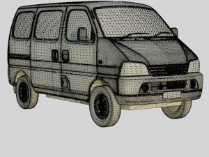 Maruti Suzuki Eeco 2023 Base Model Modèle 3D