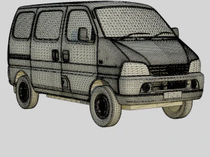 Maruti Suzuki Eeco 2023 Base Model 3D Model