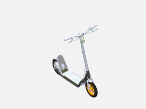 Elektroroller 3D Modell