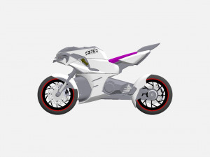 Sport bike latest model 3D-Modell