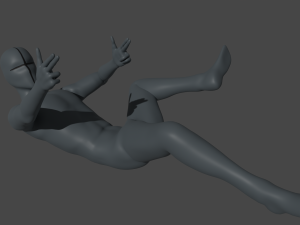 Blank man Rigged 3D मॉडल