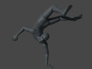 Blank man Rigged Modelo 3D