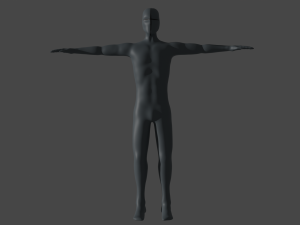 Blank man Rigged Modelo 3D