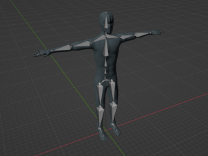 Blank man Rigged Modelo 3D