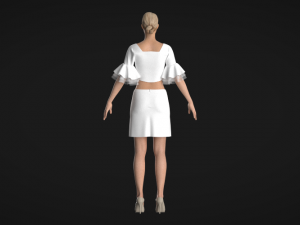 White suit 3D मॉडल