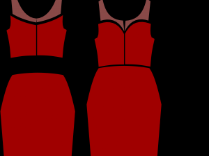Red dress 3D Model