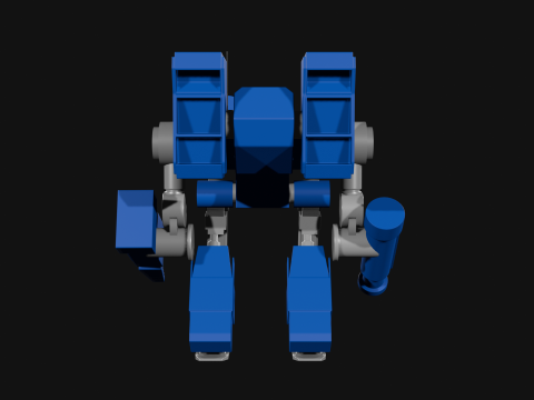 Printable Robot Builder Modello di stampa 3D