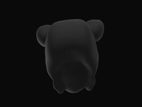 Porta-l&aacute;pis bulldog Impress&atilde;o 3D Modelo de Impressão 3D