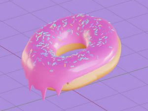 Sweet Tasty Donut3D 3D Model