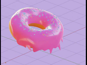 Sweet Tasty Donut3D 3D Model