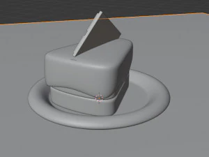 Chocolate Cake3D 3D Model