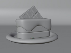 Chocolate Cake3D 3Dモデル