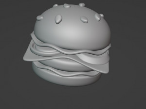 Hamburger3D 3D Model