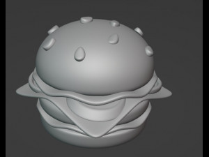 Hamburger3D 3D Model